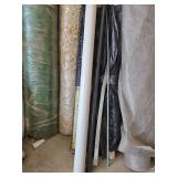 Collection of Erosion Control and Landscaping Materials Including Straw Mat Rolls and Tubes Collection of Erosion Control and Landscaping Materials Including Straw Mat Rolls and Tubes