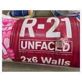 Lot of Fiberglass Insulation Rolls and Magnet Source Rolling Magnet Sweeper Lot of Fiberglass Insulation Rolls and Magnet Source Rolling Magnet Sweeper