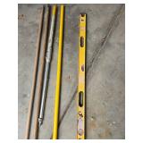 Set of Extension Poles and 24-Inch Spirit Level Set of Extension Poles and 24-Inch Spirit Level