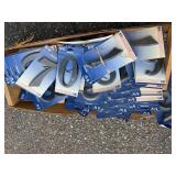 Collection of 5 1/4 Inch Metal House Numbers Assorted Styles Collection of 5 1/4 Inch Metal House Numbers Assorted Styles