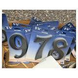 Collection of 5 1/4 Inch Metal House Numbers Assorted Styles Collection of 5 1/4 Inch Metal House Numbers Assorted Styles