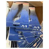 Collection of 5 1/4 Inch Metal House Numbers Assorted Styles Collection of 5 1/4 Inch Metal House Numbers Assorted Styles