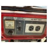 Honda EM2500 Portable Gas Generator with Damage - Working Condition Unknown Honda EM2500 Portable Gas Generator with Damage - Working Condition Unknown