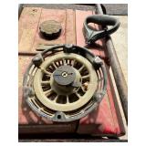Honda EM2500 Portable Gas Generator with Damage - Working Condition Unknown Honda EM2500 Portable Gas Generator with Damage - Working Condition Unknown