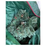 Artificial Christmas Tree Set with Douglas Fir Animated Tree and Decorative Pedestal Artificial Christmas Tree Set with Douglas Fir Animated Tree and Decorative Pedestal