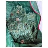 Artificial Christmas Tree Set with Douglas Fir Animated Tree and Decorative Pedestal Artificial Christmas Tree Set with Douglas Fir Animated Tree and Decorative Pedestal