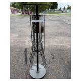 Rotating Metal Brochure and Magazine Rack, 68 Inch Tall Rotating Metal Brochure and Magazine Rack, 68 Inch Tall