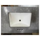 Gray Vanity Top with Integrated Sink 44x22 Inch Gray Vanity Top with Integrated Sink 44x22 Inch