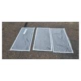 Lot of Pella Window Replacement Screens 38.5 x 22 Inches Lot of Pella Window Replacement Screens 38.5 x 22 Inches
