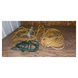 Group of Extension Cords with Work Light and Power Strip Group of Extension Cords with Work Light and Power Strip