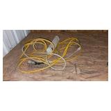 Group of Extension Cords with Work Light and Power Strip Group of Extension Cords with Work Light and Power Strip