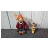 Holiday Decor Lot with Santa Hats, Reindeer Plush, Light Set, and Ornaments Holiday Decor Lot with Santa Hats, Reindeer Plush, Light Set, and Ornaments