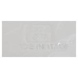 Set of Italian Porcelain Plates with Decorative Trim Set of Italian Porcelain Plates with Decorative Trim