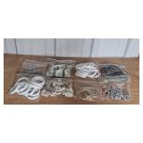 Collection of Shower Curtain Rings and Decorative Hooks Assorted Styles Collection of Shower Curtain Rings and Decorative Hooks Assorted Styles