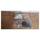 Collection of Shower Curtain Rings and Decorative Hooks Assorted Styles Collection of Shower Curtain Rings and Decorative Hooks Assorted Styles