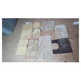 Collection of Bathroom Rugs and Toilet Mats in Assorted Colors Collection of Bathroom Rugs and Toilet Mats in Assorted Colors