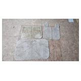 Collection of Bathroom Rugs and Toilet Mats in Assorted Colors Collection of Bathroom Rugs and Toilet Mats in Assorted Colors