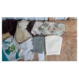 Collection of Assorted Table Linens and Small Rugs Collection of Assorted Table Linens and Small Rugs