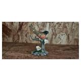 Pottery Pinecone Vases, Ceramic Planter, and Bird Figurine Set Pottery Pinecone Vases, Ceramic Planter, and Bird Figurine Set