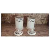 Ceramic Decor Collection with Lidded Jars, Candle Holder, and Kangaroo Planter Ceramic Decor Collection with Lidded Jars, Candle Holder, and Kangaroo Planter