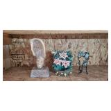 Collection of Decorative Home Accents Inc Vases, Figurines, and Holders Collection of Decorative Home Accents Inc Vases, Figurines, and Holders