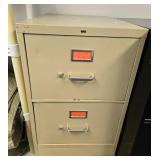 HON Two-Drawer Metal Filing Cabinet 29x18x22 Inch HON Two-Drawer Metal Filing Cabinet 29x18x22 Inch