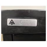 Black 2 Two-Drawer Metal Filing Cabinet -  Mercury Black 2 Two-Drawer Metal Filing Cabinet -  Mercury