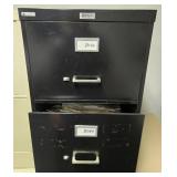 Mercury 2-Drawer Black File Cabinet 29x18x27 Inches Mercury 2-Drawer Black File Cabinet 29x18x27 Inches