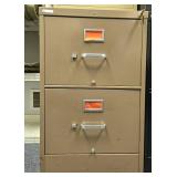 2-Drawer Metal Filing Cabinet 29x29x18 Inches 2-Drawer Metal Filing Cabinet 29x29x18 Inches