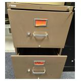 2-Drawer Metal Filing Cabinet 29x29x18 Inches 2-Drawer Metal Filing Cabinet 29x29x18 Inches