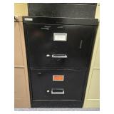 Black 2-Drawer Locking File Cabinet 29x29x18 Inches Black 2-Drawer Locking File Cabinet 29x29x18 Inches