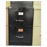Black 2-Drawer Locking File Cabinet 29x29x18 Inches Black 2-Drawer Locking File Cabinet 29x29x18 Inches