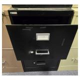 Black 2-Drawer Locking File Cabinet 29x29x18 Inches Black 2-Drawer Locking File Cabinet 29x29x18 Inches