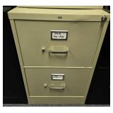HON 2-Drawer Metal Filing Cabinet, Beige, 29x18x29 Inches HON 2-Drawer Metal Filing Cabinet, Beige, 29x18x29 Inches