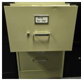 HON 2-Drawer Metal Filing Cabinet, Beige, 29x18x29 Inches HON 2-Drawer Metal Filing Cabinet, Beige, 29x18x29 Inches