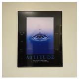 Attitude Framed Motivational Poster 30x24 Corporate Impressions 1992 Attitude Framed Motivational Poster 30x24 Corporate Impressions 1992
