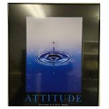 Attitude Framed Motivational Poster 30x24 Corporate Impressions 1992 Attitude Framed Motivational Poster 30x24 Corporate Impressions 1992