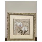 Set of 2 Framed Floral Art Prints by Boma, 17x17 Inches Each Set of 2 Framed Floral Art Prints by Boma, 17x17 Inches Each