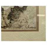 Set of 2 Framed Floral Art Prints by Boma, 17x17 Inches Each Set of 2 Framed Floral Art Prints by Boma, 17x17 Inches Each