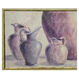 Framed Print Still Life of Pitchers by Carol Robyson Framed Print Still Life of Pitchers by Carol Robyson