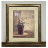 Yumiko Ichikawa Framed Orchid Art Print 30x26 Sonoma Style Yumiko Ichikawa Framed Orchid Art Print 30x26 Sonoma Style