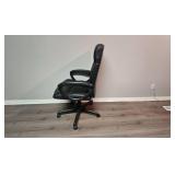 Black Executive Office Chair with Padded Armrests Black Executive Office Chair with Padded Armrests