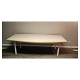 Large Conference Table with Light Wood Top 96x48 Inches Large Conference Table with Light Wood Top 96x48 Inches