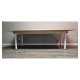 Large Conference Table with Light Wood Top 96x48 Inches Large Conference Table with Light Wood Top 96x48 Inches