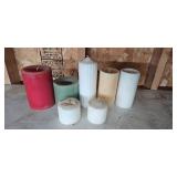 Glass Hurricane Candle Holder with Assorted Pillar Candles Glass Hurricane Candle Holder with Assorted Pillar Candles