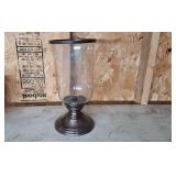 Glass Hurricane Candle Holder with Assorted Pillar Candles Glass Hurricane Candle Holder with Assorted Pillar Candles