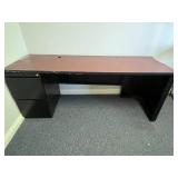 Used Office Desk with Drawers, 72x24x24 Inches, No Key Used Office Desk with Drawers, 72x24x24 Inches, No Key