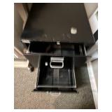 HON 2-Drawer Black Metal Filing Cabinet 29x18x27 Inches HON 2-Drawer Black Metal Filing Cabinet 29x18x27 Inches