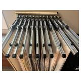 Mobile Blueprint Plan File Organizer Stand with Hangers Mobile Blueprint Plan File Organizer Stand with Hangers