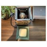 Decorative Fish Motif Electric Wax Warmer, Faux Plant, and 2 Hardcover Books Set Decorative Fish Motif Electric Wax Warmer, Faux Plant, and 2 Hardcover Books Set